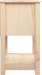 vidaXL - Nachtkastje - 40x35x61,5 - cm - massief - grenenhout
