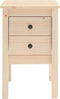 vidaXL - Nachtkastje - 40x35x61,5 - cm - massief - grenenhout
