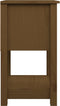 vidaXL - Nachtkastje - 40x35x61,5 - cm - massief - grenenhout - honingbruin