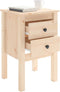 vidaXL - Nachtkastje - 40x35x61,5 - cm - massief - grenenhout