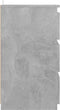 vidaXL - Nachtkastje - 40x35x62,5 - cm - bewerkt - hout - betongrijs