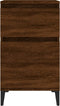 vidaXL - Nachtkastje - 40x35x70 - cm - bruin - eikenkleur