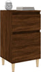 vidaXL - Nachtkastje - 40x35x70 - cm - bruin - eikenkleur