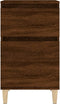 vidaXL - Nachtkastje - 40x35x70 - cm - bruin - eikenkleur