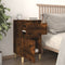 vidaXL - Nachtkastje - 40x35x70 - cm - gerookt - eikenkleurig
