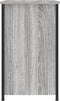 vidaXL - Nachtkastje - 40x36x60 - cm - bewerkt - hout - grijs - sonoma - eikenkleurig