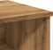 vidaXL - Nachtkastje - 40x36x65 - cm - bewerkt - hout - artisanaal - eikenkleurig