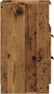 vidaXL - Nachtkastje - 40x36x65 - cm - bewerkt - hout - oud - houtkleurig