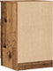 vidaXL - Nachtkastje - 40x36x65 - cm - bewerkt - hout - oud - houtkleurig