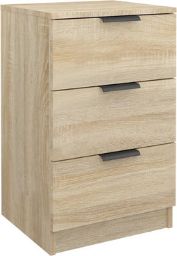 vidaXL - Nachtkastje - 40x36x65 - cm - sonoma - eikenkleurig