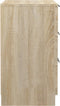 vidaXL - Nachtkastje - 40x36x65 - cm - sonoma - eikenkleurig