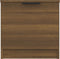 vidaXL - Nachtkastje - 40x39x40 - cm - bruin - eikenkleur