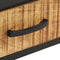 vidaXL - Nachtkastje - 40x40x35 - cm - ruw - mangohout