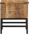 vidaXL - Nachtkastje - 40x40x45 - cm - massief - mangohout