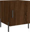 vidaXL - Nachtkastje - 40x40x50 - cm - bewerkt - hout - bruin - eikenkleur