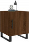 vidaXL - Nachtkastje - 40x40x50 - cm - bewerkt - hout - bruin - eikenkleur