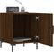 vidaXL - Nachtkastje - 40x40x50 - cm - bewerkt - hout - bruin - eikenkleur