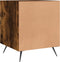 vidaXL - Nachtkastje - 40x40x50 - cm - bewerkt - hout - gerookt - eikenkleurig