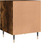 vidaXL - Nachtkastje - 40x40x50 - cm - bewerkt - hout - gerookt - eikenkleurig