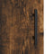 vidaXL - Nachtkastje - 40x40x50 - cm - bewerkt - hout - gerookt - eikenkleurig