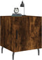 vidaXL - Nachtkastje - 40x40x50 - cm - bewerkt - hout - gerookt - eikenkleurig