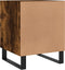vidaXL - Nachtkastje - 40x40x50 - cm - bewerkt - hout - gerookt - eikenkleurig