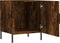 vidaXL - Nachtkastje - 40x40x50 - cm - bewerkt - hout - gerookt - eikenkleurig