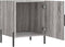 vidaXL - Nachtkastje - 40x40x50 - cm - bewerkt - hout - grijs - sonoma - eikenkleurig