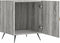 vidaXL - Nachtkastje - 40x40x50 - cm - bewerkt - hout - grijs - sonoma - eikenkleurig