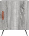 vidaXL - Nachtkastje - 40x40x50 - cm - bewerkt - hout - grijs - sonoma - eikenkleurig