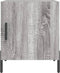 vidaXL - Nachtkastje - 40x40x50 - cm - bewerkt - hout - grijs - sonoma - eikenkleurig