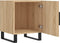 vidaXL - Nachtkastje - 40x40x50 - cm - bewerkt - hout - sonoma - eikenkleurig