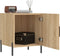 vidaXL - Nachtkastje - 40x40x50 - cm - bewerkt - hout - sonoma - eikenkleurig