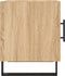 vidaXL - Nachtkastje - 40x40x50 - cm - bewerkt - hout - sonoma - eikenkleurig