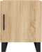 vidaXL - Nachtkastje - 40x40x50 - cm - bewerkt - hout - sonoma - eikenkleurig