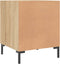 vidaXL - Nachtkastje - 40x40x50 - cm - bewerkt - hout - sonoma - eikenkleurig