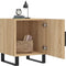 vidaXL - Nachtkastje - 40x40x50 - cm - bewerkt - hout - sonoma - eikenkleurig