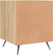 vidaXL - Nachtkastje - 40x40x50 - cm - bewerkt - hout - sonoma - eikenkleurig