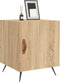 vidaXL - Nachtkastje - 40x40x50 - cm - bewerkt - hout - sonoma - eikenkleurig