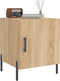 vidaXL - Nachtkastje - 40x40x50 - cm - bewerkt - hout - sonoma - eikenkleurig