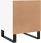vidaXL - Nachtkastje - 40x40x50 - cm - bewerkt - hout - wit