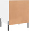 vidaXL - Nachtkastje - 40x40x50 - cm - bewerkt - hout - wit