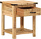 vidaXL - Nachtkastje - 40x40x50 - cm - massief - mangohout
