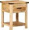 vidaXL - Nachtkastje - 40x40x50 - cm - massief - mangohout