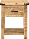 vidaXL - Nachtkastje - 40x40x50 - cm - massief - mangohout
