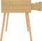 vidaXL - Nachtkastje - 40x40x56 - cm - bewerkt - hout - sonoma - eikenkleurig