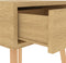 vidaXL - Nachtkastje - 40x40x56 - cm - bewerkt - hout - sonoma - eikenkleurig
