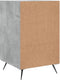 vidaXL - Nachtkastje - 40x40x66 - cm - bewerkt - hout - betongrijs