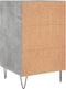 vidaXL - Nachtkastje - 40x40x66 - cm - bewerkt - hout - betongrijs