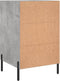 vidaXL - Nachtkastje - 40x40x66 - cm - bewerkt - hout - betongrijs